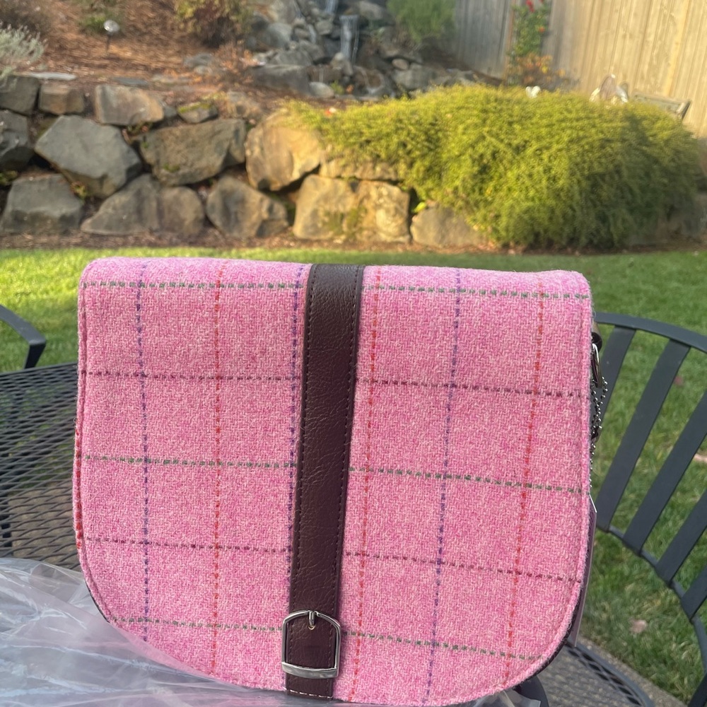 Harris tweeted handbag, Glen appin of Scotland, size w 11*H 10”